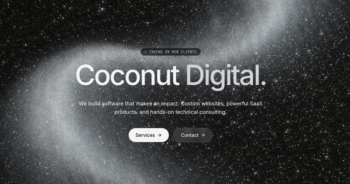 Coconut Digital – Websites, SaaS & Custom Software